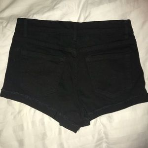 Black studded Forever 21 shorts